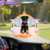 Miniature Schnauzer With Angel Wings Memorial Ornament, Gift For Christmas