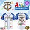 Minnesota Twins Autism Awareness 2026 Baseball Jersey