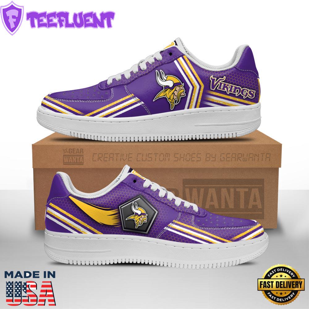 Minnesota Vikings Air Sneakers Custom Force Shoes For Fans