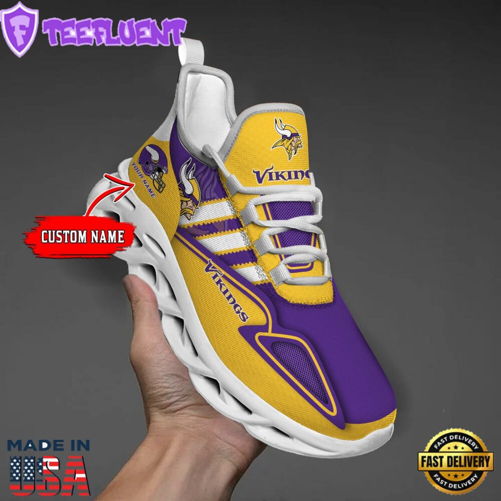Minnesota Vikings Clunky Max Soul Shoes NFL Personalized 1