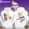 Minnesota Vikings Just One Super Bowl Before I Die Waiting Patiently White Hoodie