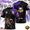 Minnesota Vikings Mascot All Over Print T-Shirt For Fans