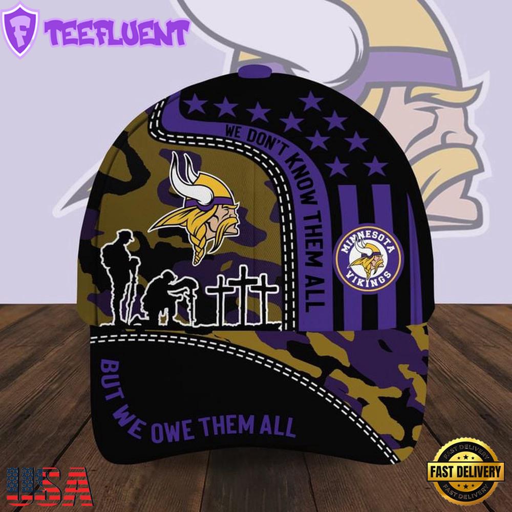 Minnesota Vikings Memorial Day NFL Team Baseball Cap