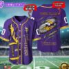 Minnesota Vikings NFL 3D Personalized Baseball Shirt For Fans