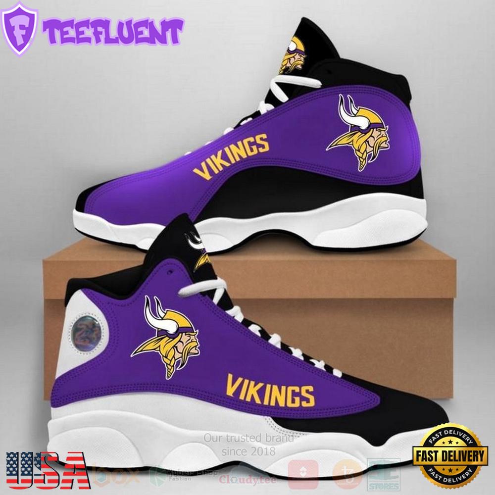 Minnesota Vikings NFL Air Jordan 13 Shoes 3 - Gift For Fans