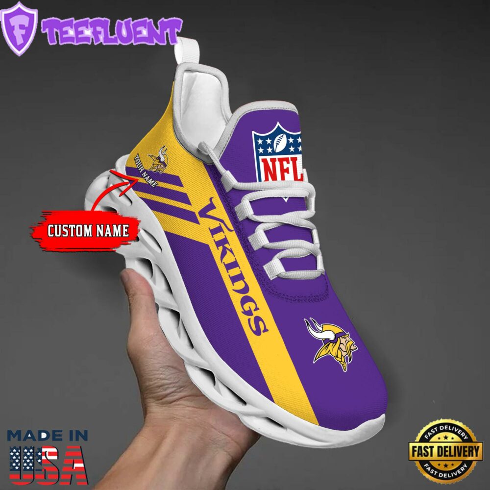 Minnesota Vikings NFL Clunky Max Soul Shoes Personaliz