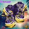 Minnesota Vikings NFL Halloween Horror Movies Hawaiian Shirts