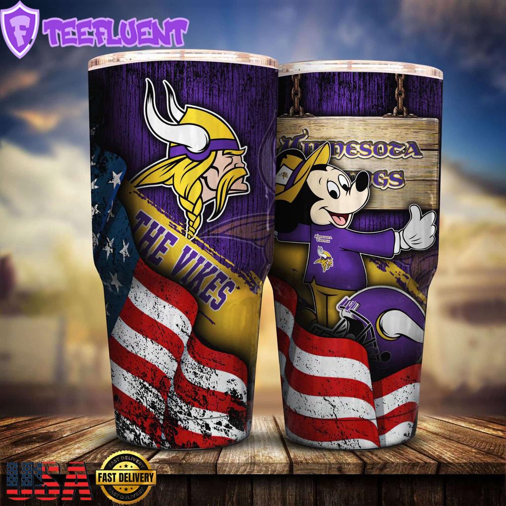 Minnesota Vikings NFL Mickey Mouse Disney Tumbler