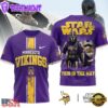 Minnesota Vikings NFL This Is The Way Star Wars 3D T-Shirt For Fans