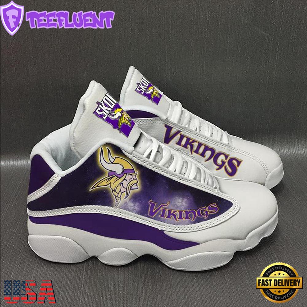 Minnesota Vikings NFL Ver 1 Air Jordan 13 Sneaker - Gift For Fans