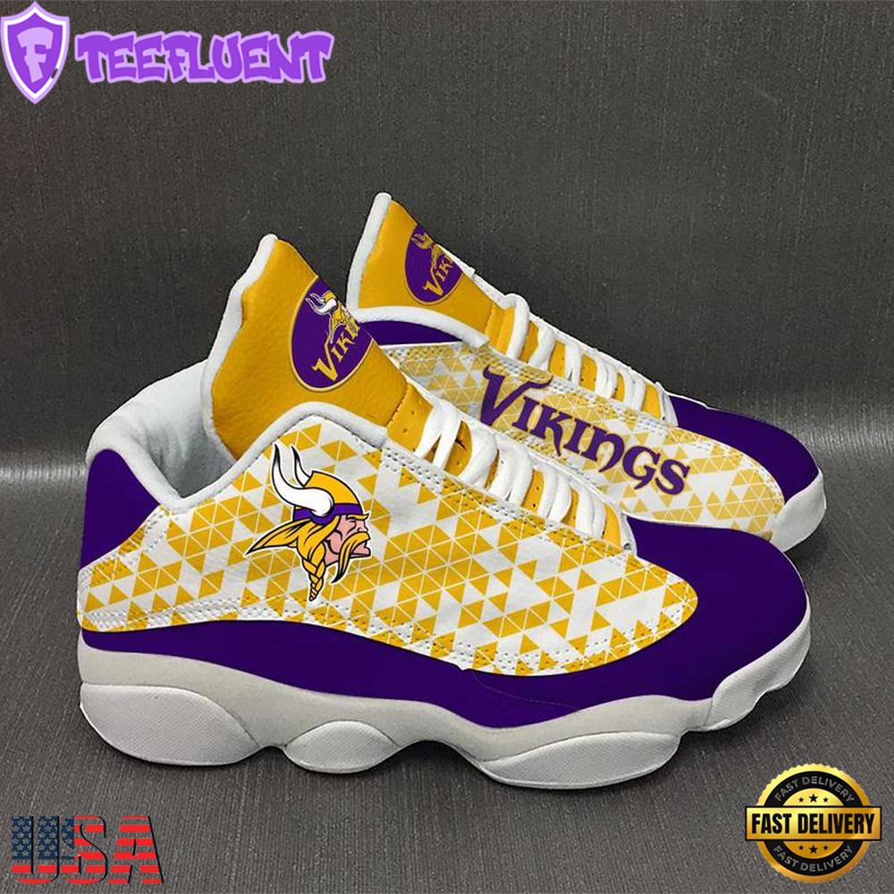 Minnesota Vikings NFL Ver 2 Air Jordan 13 Sneaker - Gift For Fans