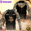 Minnesota Vikings Personalized Hoodie Camo Hunting Perfect Gift