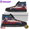 Minnie Mouse Disney Cartoon High Top Shoes Stylish High Tops For Fans