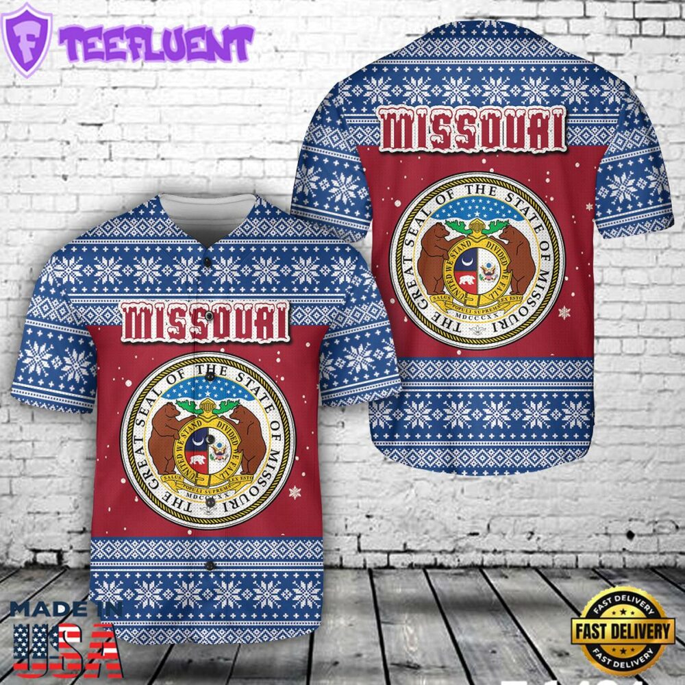 Missouri Merry Christmas Baseball Jerseys