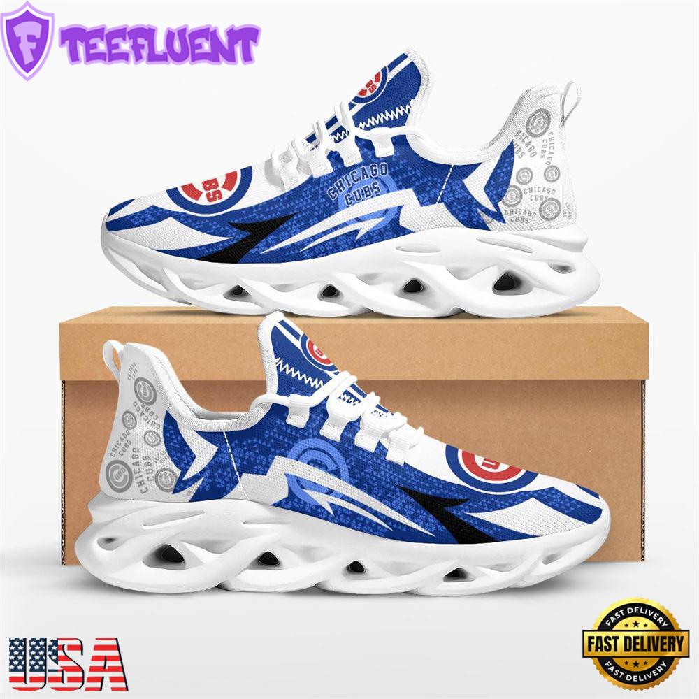 MLB Chicago Cubs Symbol Geometric Pattern Max Soul Shoes