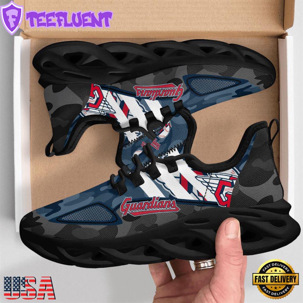 MLB Cleveland Guardians Military Camouflage M Soul Shoes