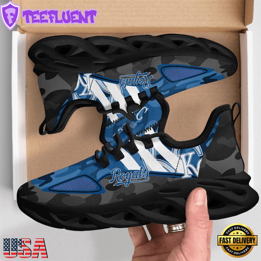 MLB Kansas City Royals Military Camouflage M Soul Shoes
