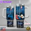 MLB Los Angeles Dodgers Mickey Mouse Custom Stanley Quencher 40oz Stainless Steel Tumbler With Handle