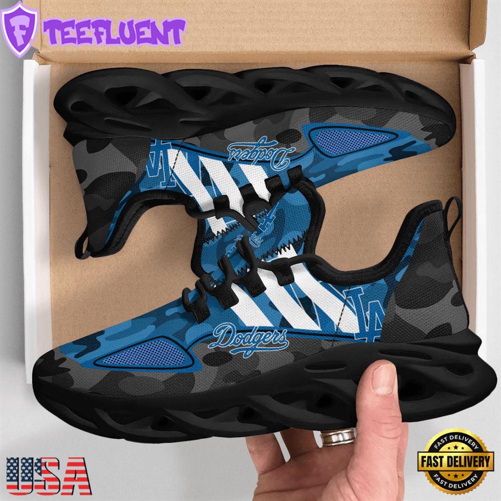 MLB Los Angeles Dodgers Military Camouflage M Soul Shoes