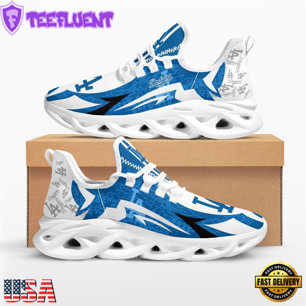 MLB Los Angeles Dodgers Symbol Geometric Pattern Max Soul Shoes