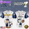 MLB New York Yankees Snoopy Peanuts 75th Anniversary Baseball Jersey