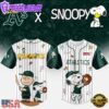 MLB Oakland Athletics Snoopy Peanuts 75th Anniversary Baseball Jersey