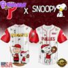 MLB Philadelphia Phillies Snoopy Peanuts 75th Anniversary Baseball Jersey