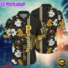 MLB Pittsburgh Pirates Daisy Stripe Hawaiian Shirt