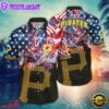 MLB Pittsburgh Pirates Firework Celebration Hawaiian Shirt