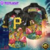 MLB Pittsburgh Pirates Flamingo Paradise Hawaiian Shirt