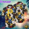 MLB Pittsburgh Pirates Floral Freedom Hawaiian Shirt