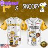 MLB Pittsburgh Pirates Snoopy Peanuts 75th Anniversary Baseball Jersey