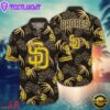 MLB San Diego Padres Midnight Tropics Hawaiian Shirt