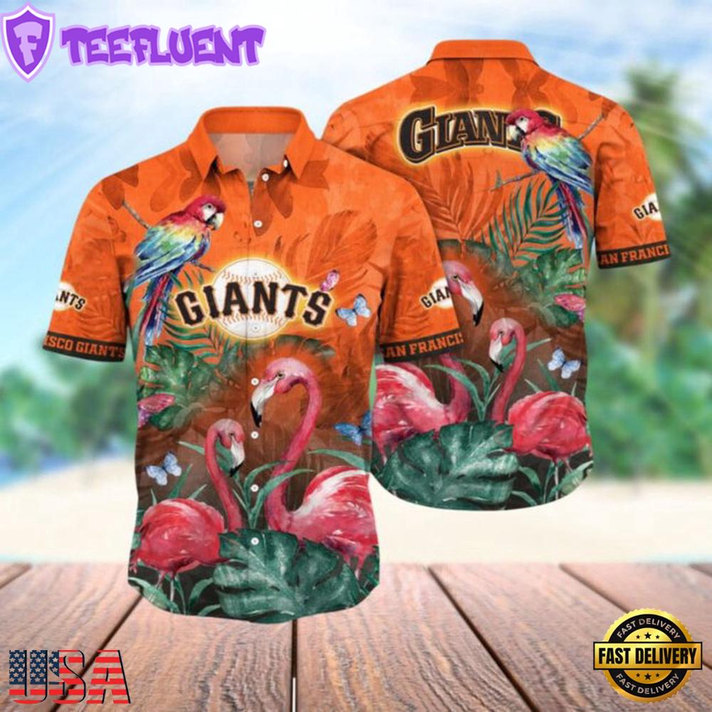 MLB San Francisco Giants Tropical Hawaiian Shirt Baseball Fans