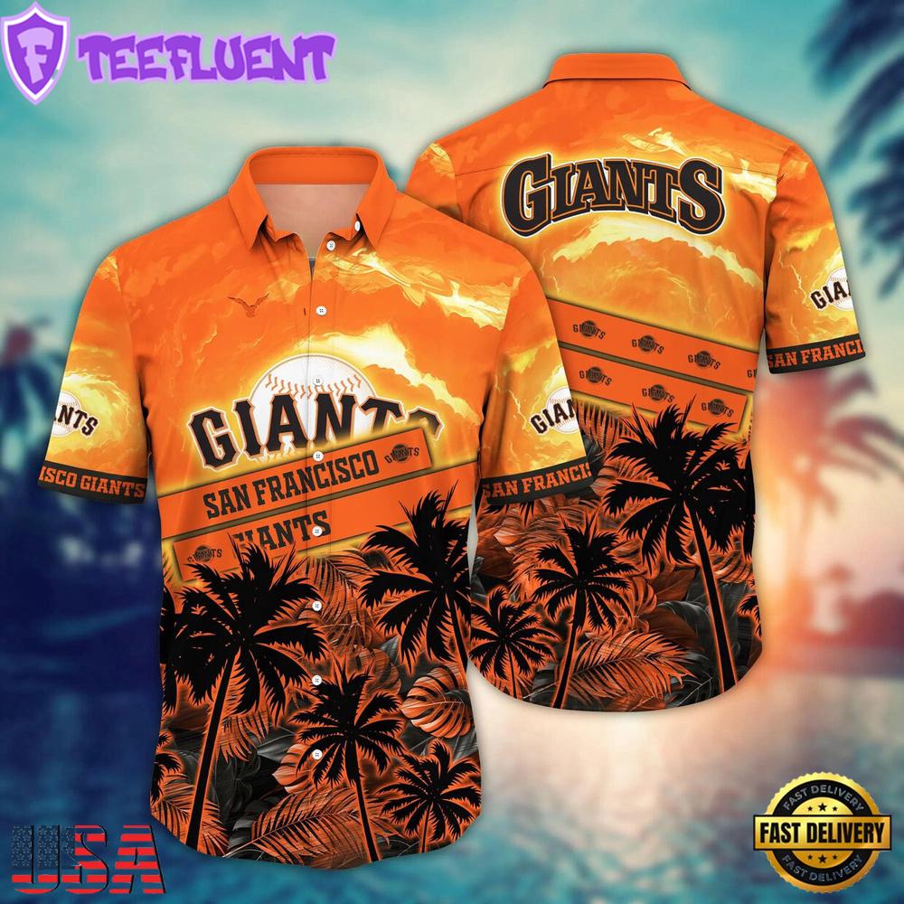 MLB San Francisco Giants Tropical Sunset Hawaiian Shirt