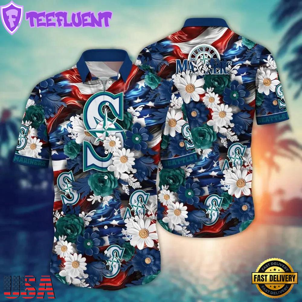 MLB Seattle Mariners Baseball Summer Hawaiian Shirts