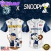 MLB Seattle Mariners Snoopy Peanuts 75th Anniversary Baseball Jersey