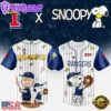 MLB Texas Rangers Snoopy Peanuts 75th Anniversary Baseball Jersey