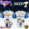 MLB Toronto Blue Jays Snoopy Peanuts 75th Anniversary Baseball Jersey