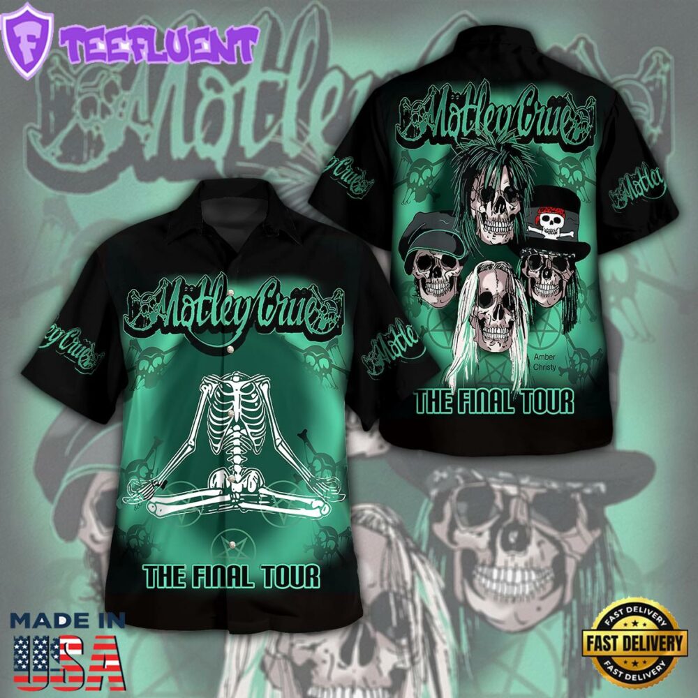 M?tley Cr?e 3D Gift Summer Hawaiian Shirt