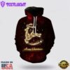 Multi Reindeer Christmas All Over Print 3D Hoodie