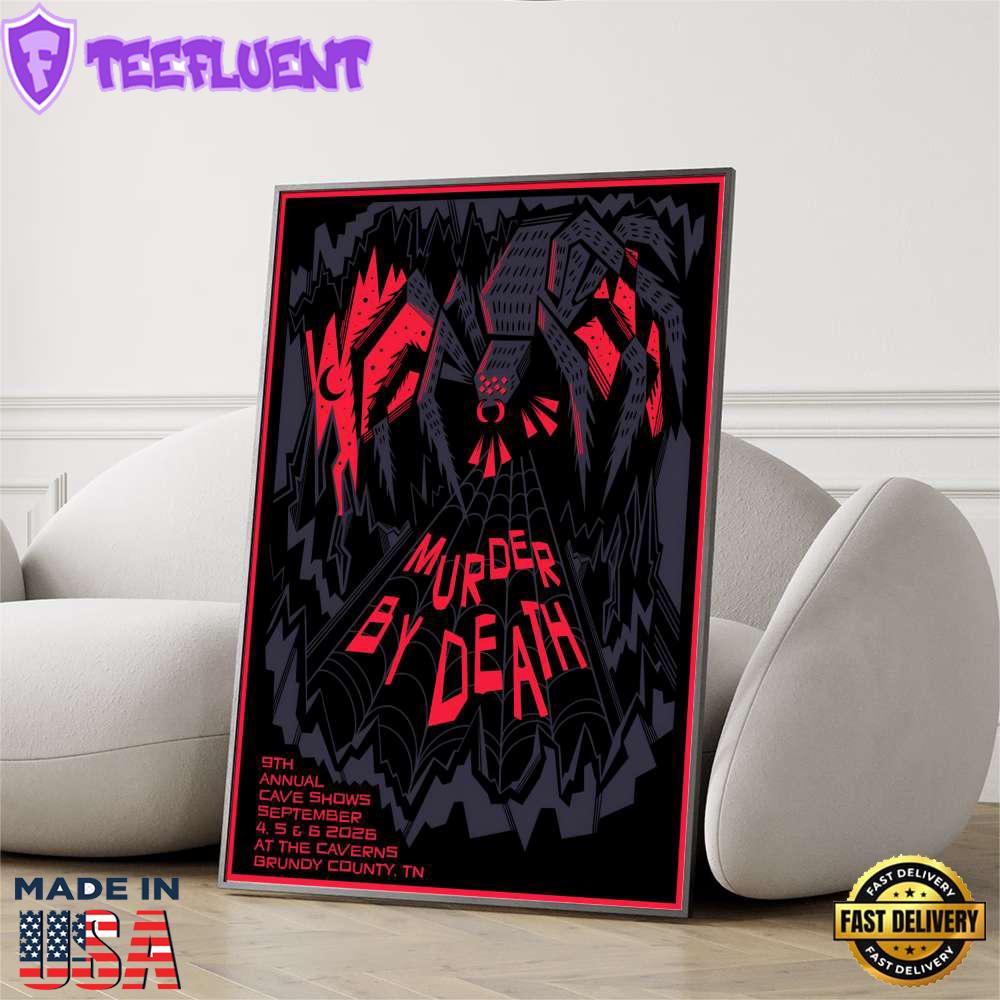 Murder By Death Sept 4-6 2026 The Caverns In Grundy County TN Poster