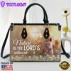 Nature Is The Lord‘S Artwork Beautiful Christian Leather Handbag Christ Gifts Leather Bags