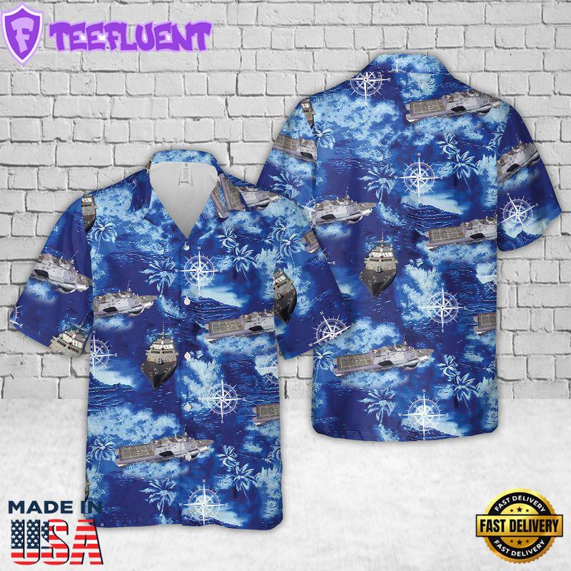 Navy USS (LCS-1) Hawaiian Shirt