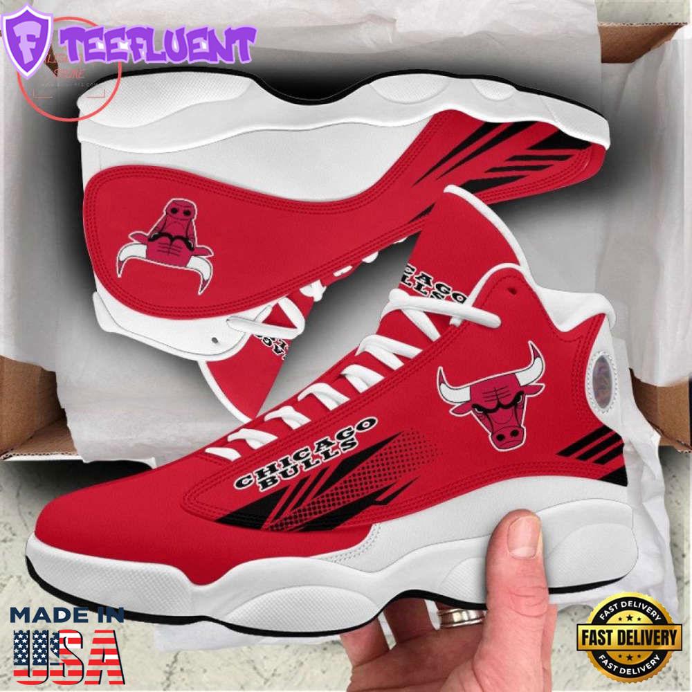 NBA Chicago Bulls Red Black Air Jordan 13 Shoes