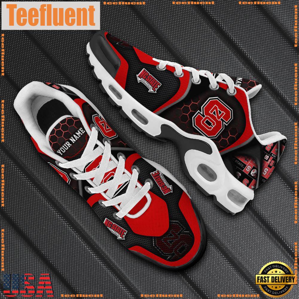 Nc State Wolfpack Tn Shoes Personalized Your Name, Football Team Shoes