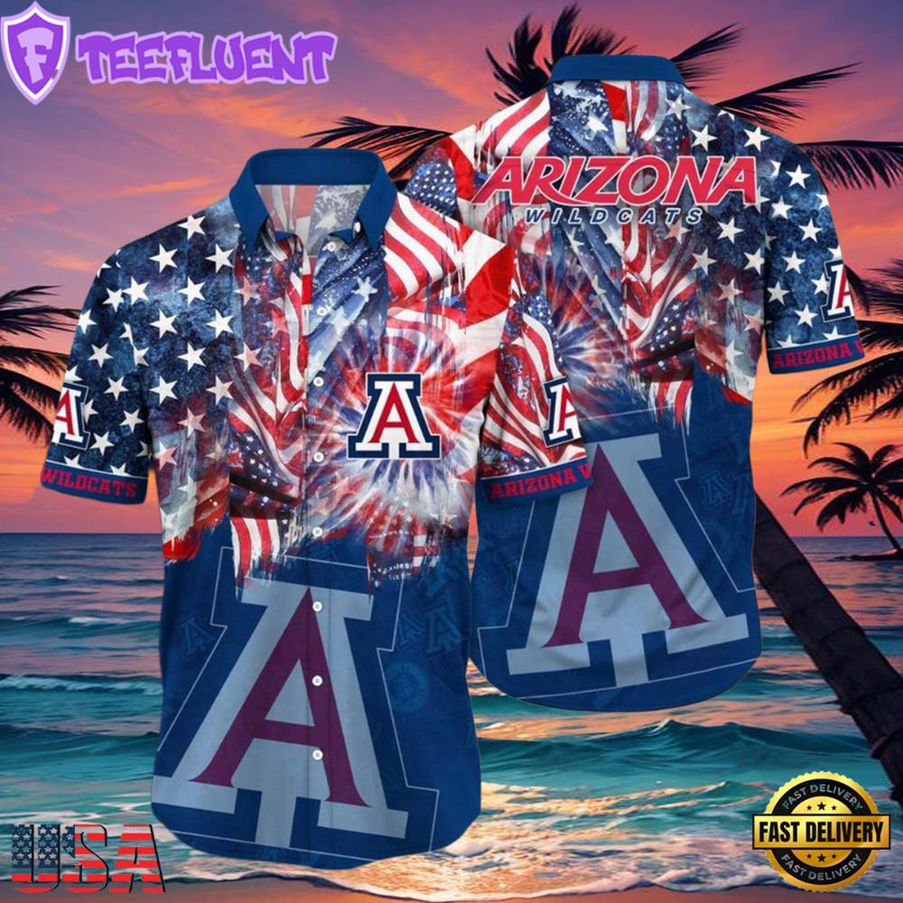 NCAA Arizona Wildcats American New Design Hawaiian Shirt