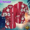 NCAA Arkansas Razorbacks Flower Summer Aloha Button Hawaiian Shirt