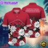 NCAA Arkansas Razorbacks Flower Tropical Summer Beach Hawaiian Shirt