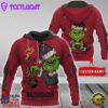 Ncaa Arkansas Razorbacks Football Team The Grinch Custom Name Hoodie Gift Xmas 2 Ncaa Arkansas Razorbacks Football Team The Grinch Custom Name Hoodie